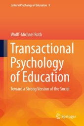 book Transactional Psychology of Education: Toward a Strong Version of the Social