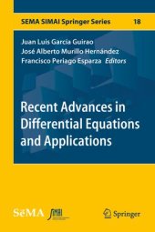 book Recent Advances in Differential Equations and Applications