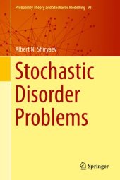 book Stochastic Disorder Problems