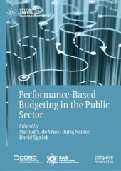 book Performance-Based Budgeting in the Public Sector