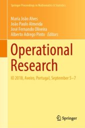 book Operational Research: IO 2018, Aveiro, Portugal, September 5-7