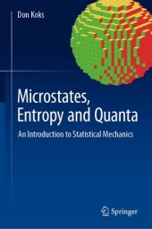 book Microstates, Entropy and Quanta: An Introduction to Statistical Mechanics