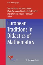 book European Traditions in Didactics of Mathematics