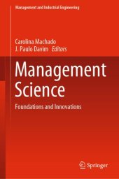 book Management Science: Foundations and Innovations