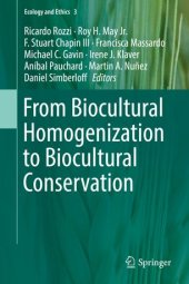 book From Biocultural Homogenization to Biocultural Conservation