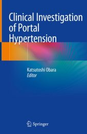 book Clinical Investigation of Portal Hypertension