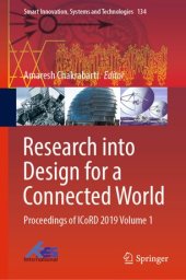 book Research into Design for a Connected World: Proceedings of ICoRD 2019 Volume 1