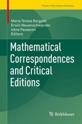 book Mathematical Correspondences and Critical Editions