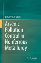 book Arsenic Pollution Control in Nonferrous Metallurgy