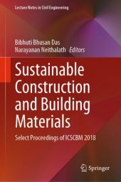 book Sustainable Construction and Building Materials: Select Proceedings of ICSCBM 2018