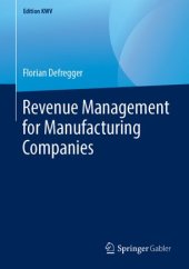 book Revenue Management for Manufacturing Companies