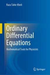 book Ordinary Differential Equations: Mathematical Tools for Physicists