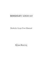 book UCB Berkeley Logo Programming Language User Manual