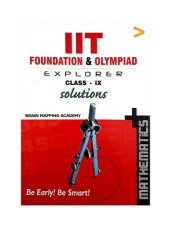 book BMA Math Class 9 Solution Standard IX IIT JEE Foundation and Olympiad Explorer Mathematics Answers Brain Mapping Academy Hyderabad