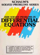 book 2500 solved problems in differential equations