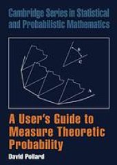 book A user's guide to measure theoretic probability