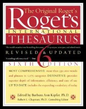 book Roget’s International Thesaurus