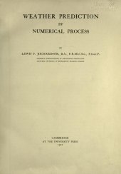 book Weather Prediction by Numerical Process