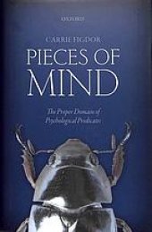 book Pieces of Mind: The Proper Domain of Psychological Predicates