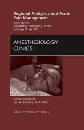 book Regional analgesia and acute pain management