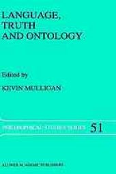 book Language, truth and ontology