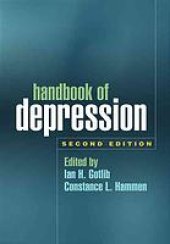 book Handbook of depression