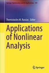 book Applications of nonlinear analysis