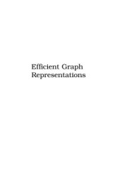 book Efficient graph representations