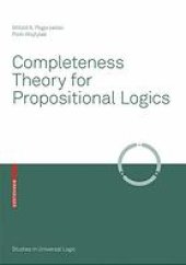 book Completeness theory for propositional logics