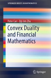 book Convex duality and financial mathematics