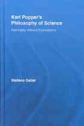 book Karl Popper's Philosophy of Science: Rationality without Foundations