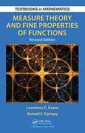 book Measure theory and fine properties of functions