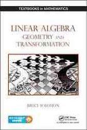 book Linear algebra geometry and transformation