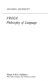 book Frege: Philosophy of language