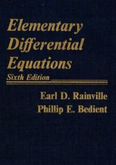 book Elementary differential equations