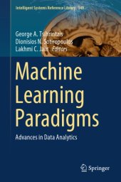 book Machine Learning Paradigms: Advances in Data Analytics