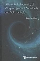 book Differential geometry of warped product manifolds and submanifolds