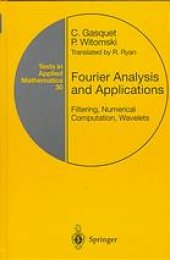 book Fourier analysis and applications: filtering, numerical computation, wavelets