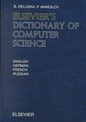 book Elsevier's dictionary of computer science in English, German, French and Russian