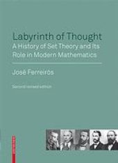 book Labyrinth of thought: A history of set theory and its role in modern mathematics