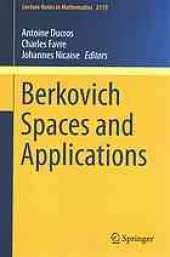 book Berkovich spaces and applications