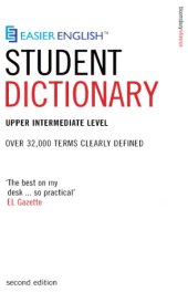 book Easier English Dictionary for Students: Over 32,000 Terms Clearly Defined