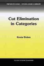 book Cut elimination in categories