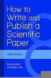 book How to write and publish a scientific paper