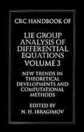 book CRC handbook of Lie group analysis of differential equations, vol. 2