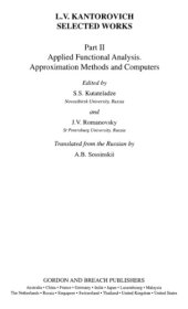 book Selected works, vol. 2: Applied functional analysis. Approximation methods and computers