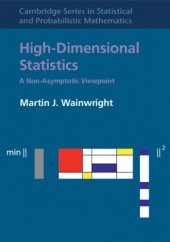 book High-dimensional statistics: a non-asymptotic viewpoint