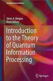 book Introduction to the theory of quantum information processing