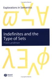 book Indefinites and the type of sets