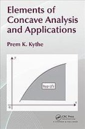 book Elements of concave analysis and applications